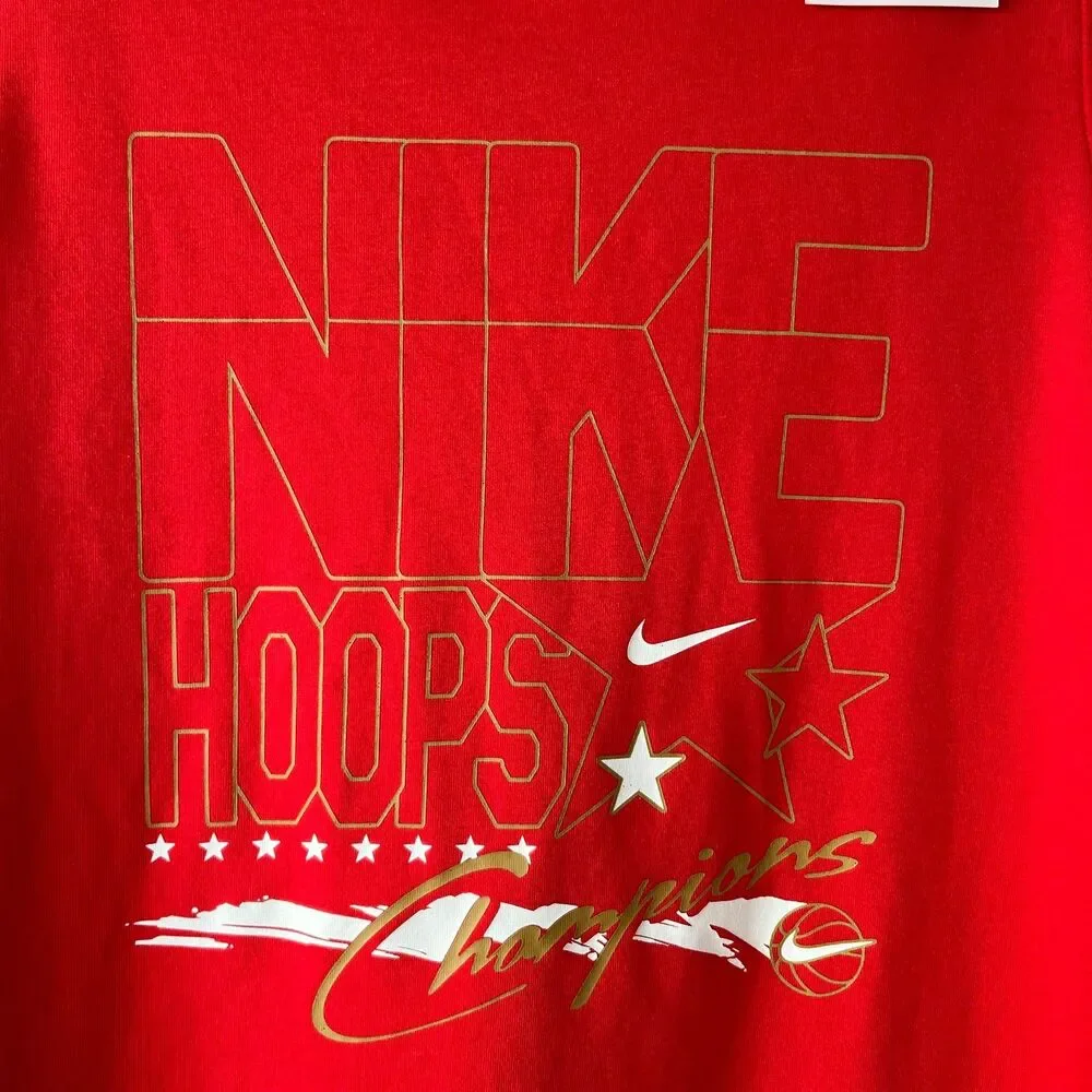 NWT Nike Men's Dri-FIT Primary Graphic Versatile Tank Top Red Size M #355